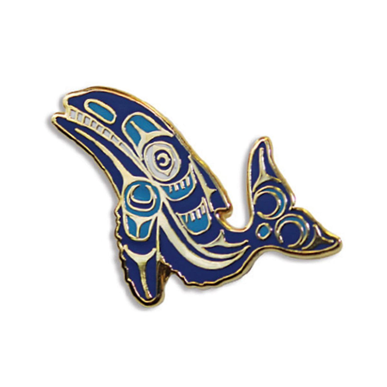 TOTEMIC WHALE ENAMEL PIN