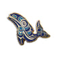 TOTEMIC WHALE ENAMEL PIN