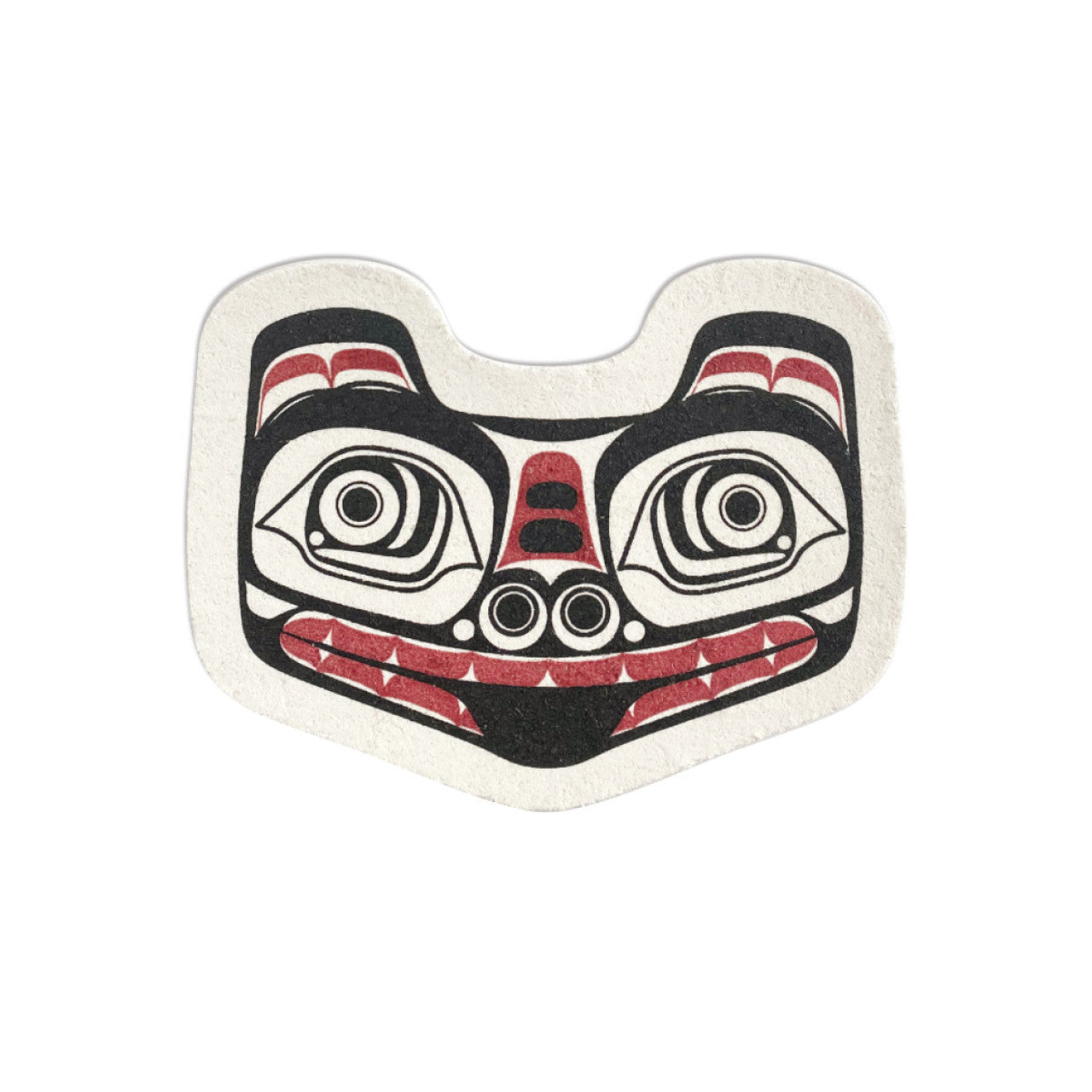 Eco Sponge with a formline matriarch bear design 