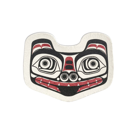 Eco Sponge with a formline matriarch bear design 