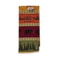 Kitchen towel with Alaska design featuring bears, trees, and mountains 