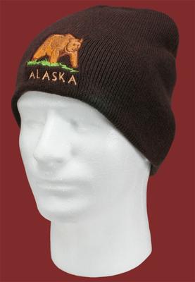 Traveling Bear Knit Hat