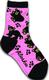  Black Bear Pink Sock