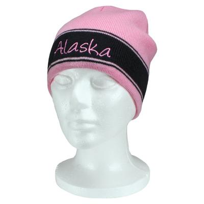Hat Pink/navy Ak Script