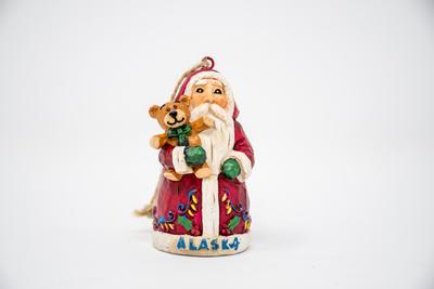 Alaska Santa Ornament