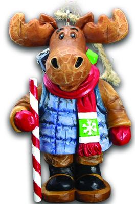 Ornament Hiking Moose