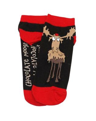Chocolate Moose Slipper Sock