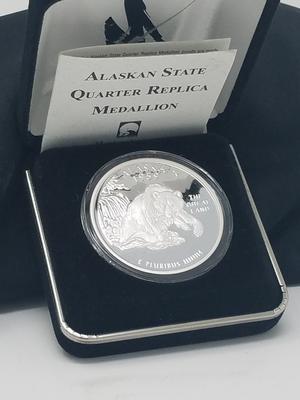 Alaska Quarter Replica Coin