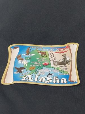 Alaska Map Flex Magnet