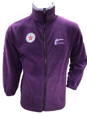 Plum Zip Fleece Jacket