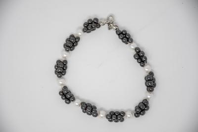 Bracelet- Beaded Hem + Pearl