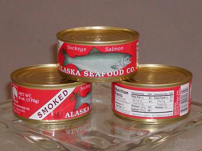 Canned Smoked Sockeye Salmon