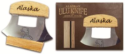 Wood Handle Ulu Knife