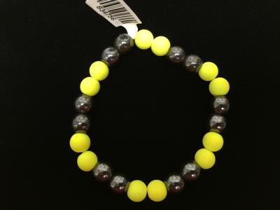 Bracelet- Hem W/ Neon Ylw Bd