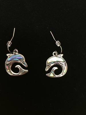 Earring- Playful Dolphin
