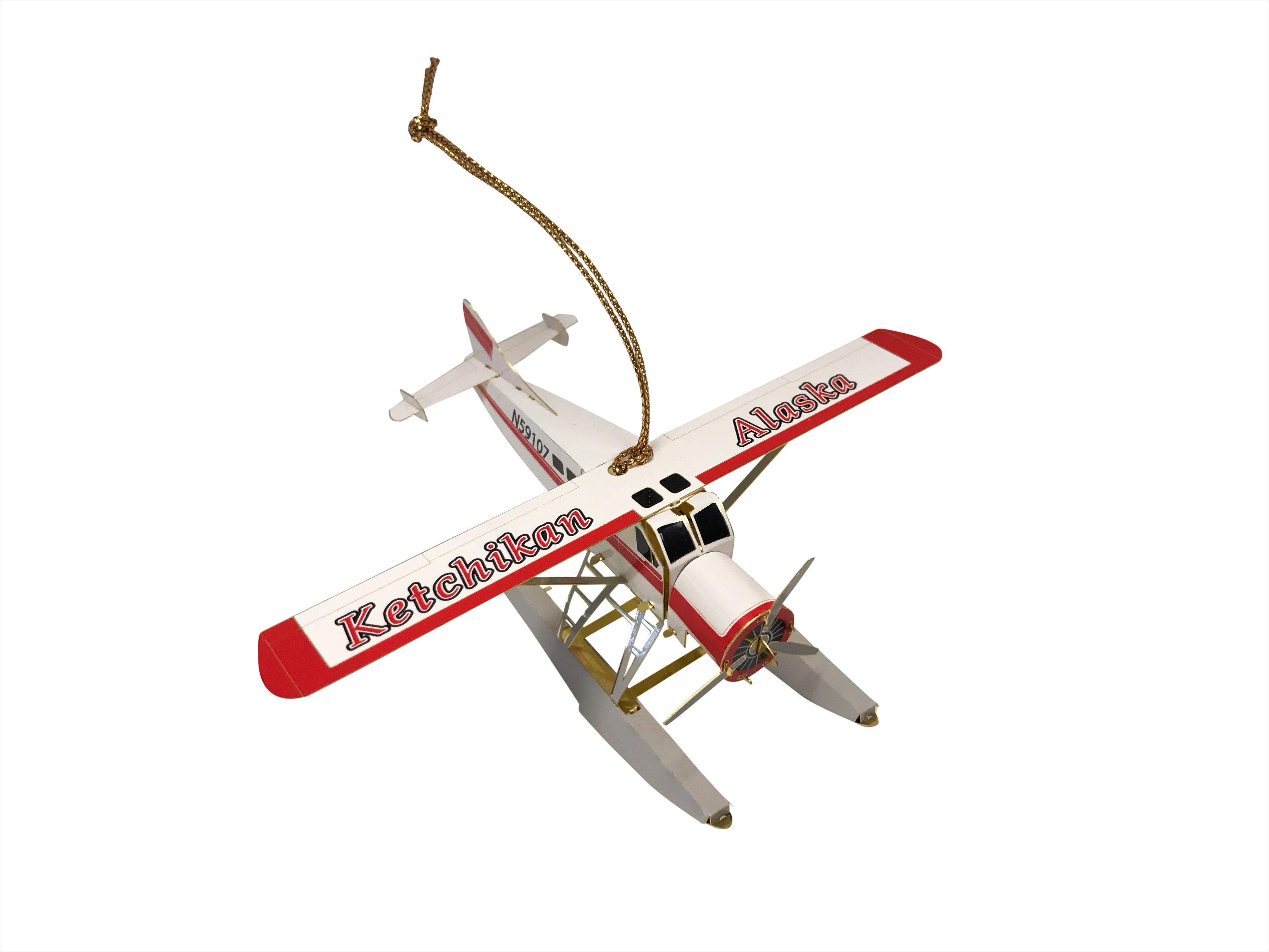 3d Metal Ornament - Float Plane