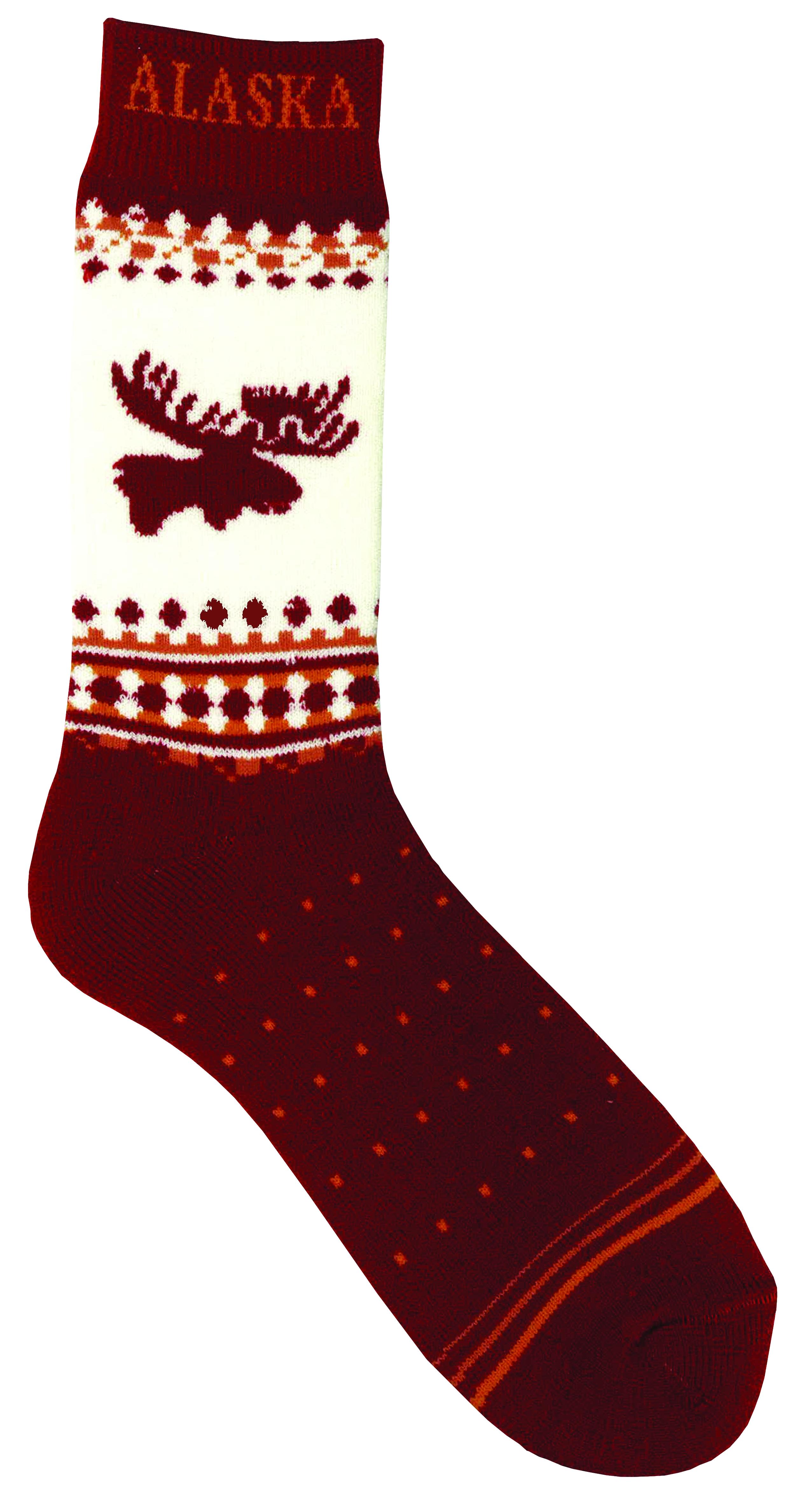  Adult Towel Sock Classic Moose