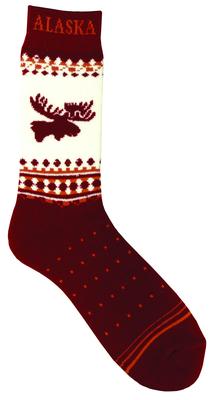 Adult Towel Sock Classic Moose