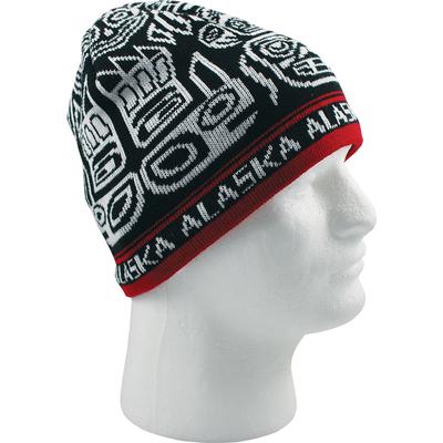 Knit Hat- Red Totemic