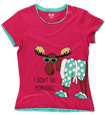 Fitted Tee - Don`t Do Mornings