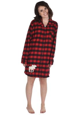 Button Nightshirt Moose