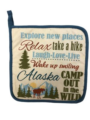 Hot Pad - Cabin Text