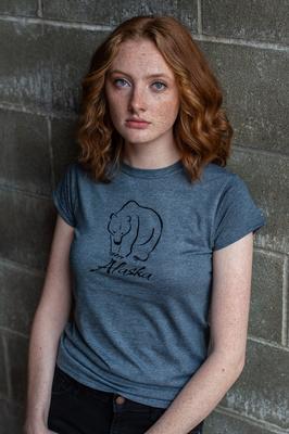 Jr Tee- Alaska Foil Bear