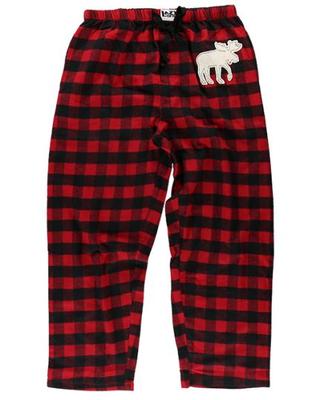 M`s Moose Pld Red Pj Pant