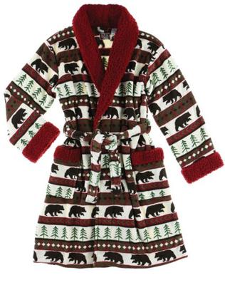 Bear Fair Isle Bathrobe