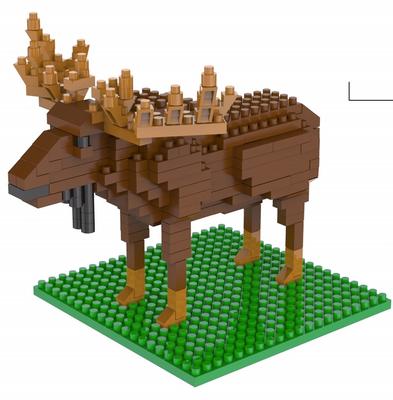 Mini Building Blocks Moose
