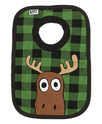 Inf Bib - Moose Plaid Green