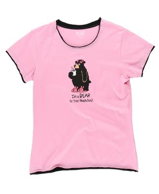 W`s Bear In The Morn Fitted Tee
