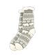  Nordic Bear Plush Sock