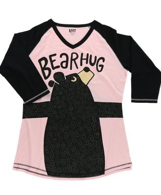 Tall Pj Tee- Bear Hug Ak