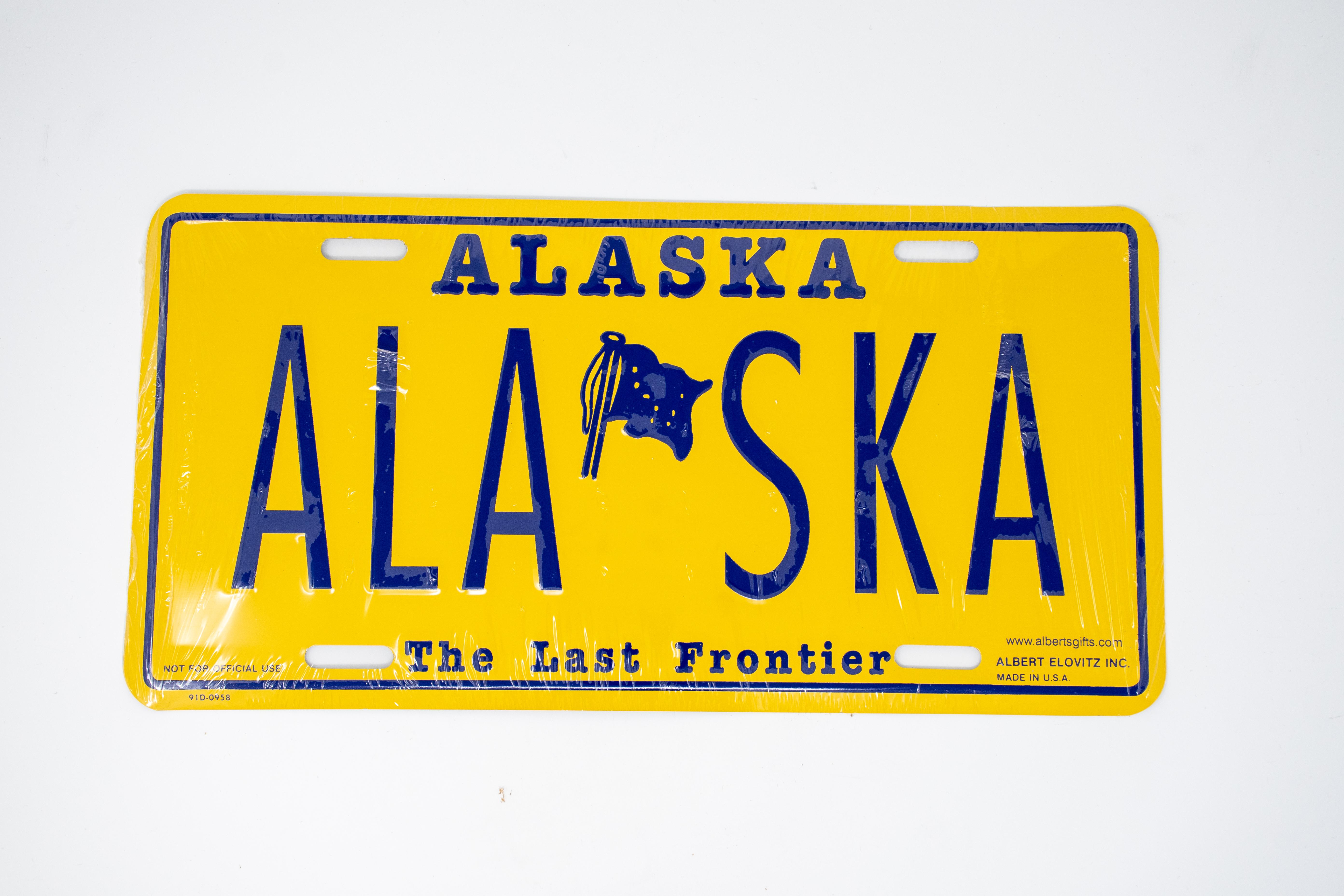  Ak License Plate