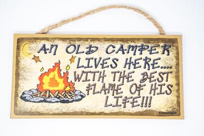 An Old Camper Lives Here