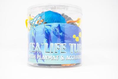 Sealife Tub Of Toys W/mat