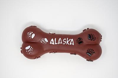 Brown Bone W/ak Dog Toy