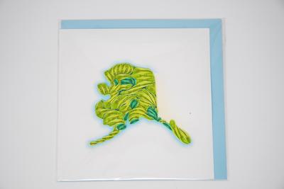 Note Card - Alaska Map