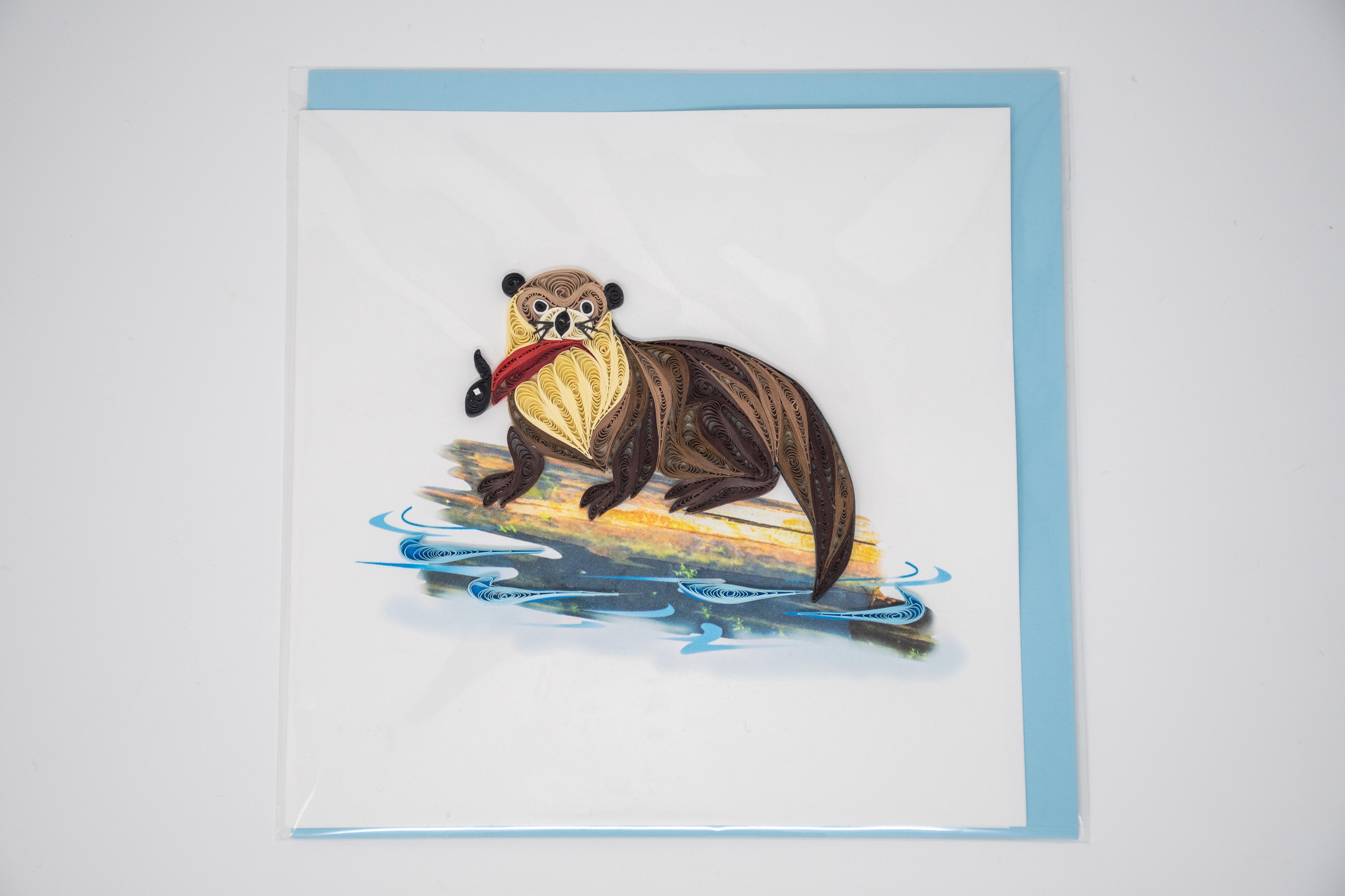  Note Card - Otter