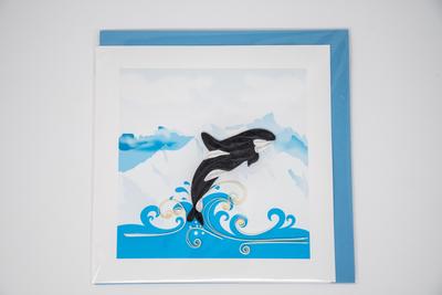 Note Card - Orca Whale