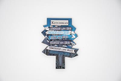 Ketchikan Sign 3d Magnet