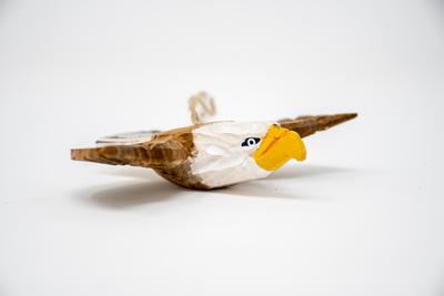 Wood Ornament - Sm Eagle