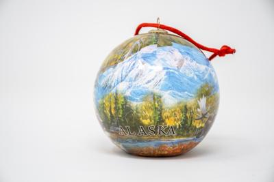 Ball Ornament Summer Collage