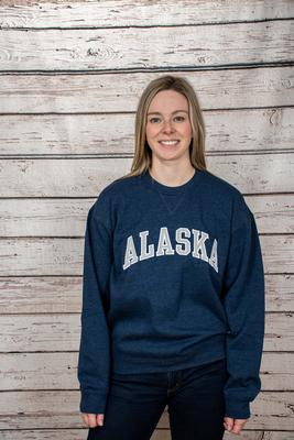 Alaska Applique Crew Neck Sweater
