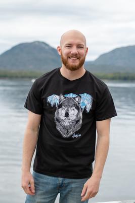 Snow Mtn Wolf Alaska -