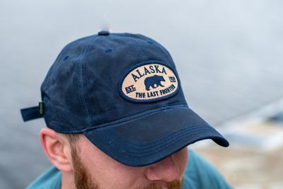 Waxed Cotton Cap Navy