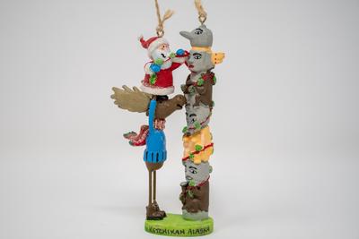 Ornament Santa Totem Pole
