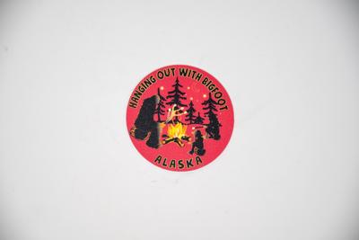 Mini Sticker - Camping Buddy- Bigfoot