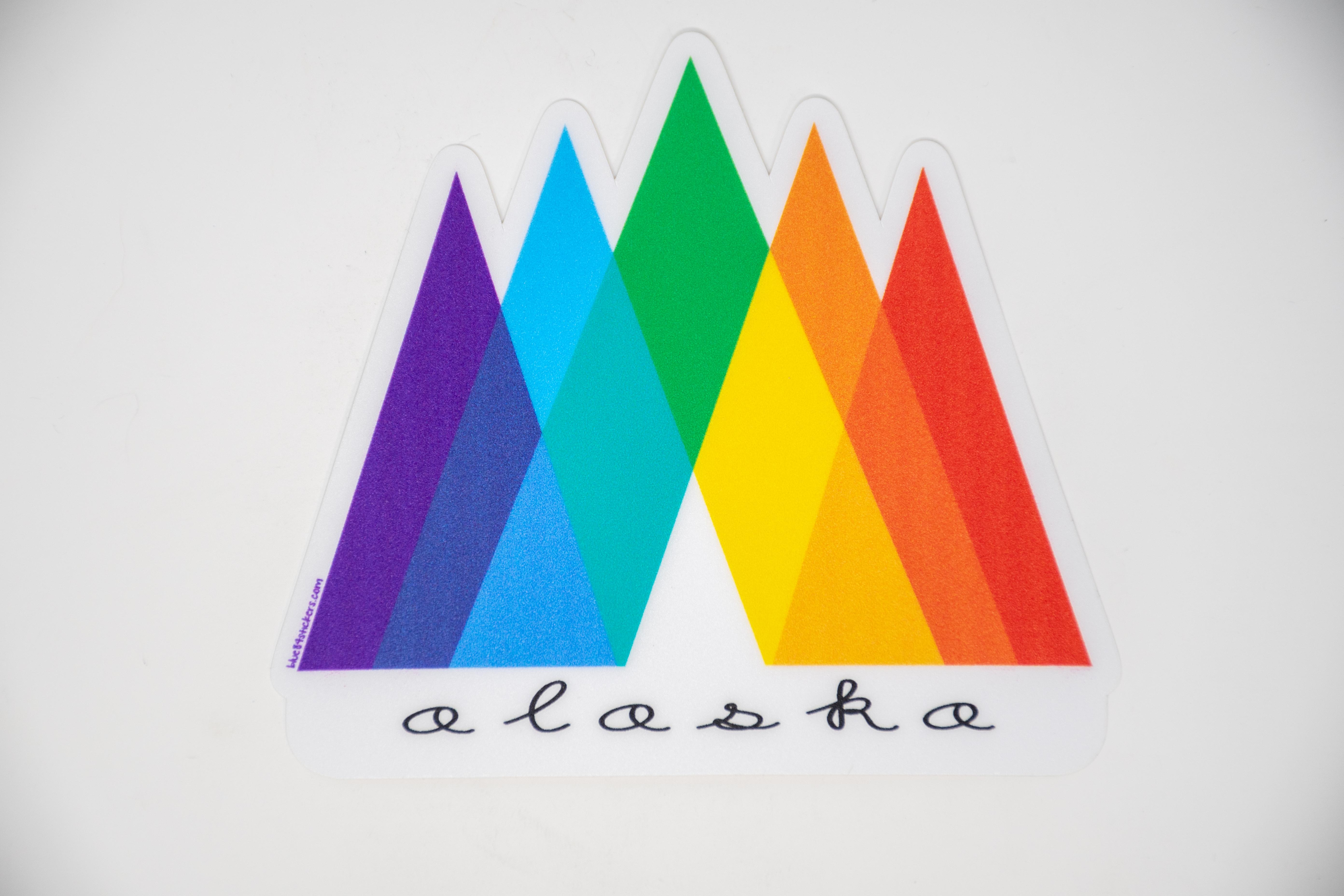  Sticker - Rainbow Mountains